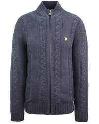 Lyle & Scott - Cable Knit Sweater Wool - Lyst