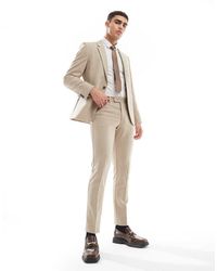 ASOS - Skinny Suit Trousers With Wool - Lyst