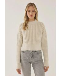 Hiccup - Half Turtleneck Long Sleeve Knitted Sweater - Lyst