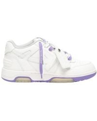 Off-White c/o Virgil Abloh - Out Of Office Lilac Calf Leather Sneakers - Lyst