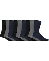 Gentle Grip - 9 Pairs Non Elastic Cotton Soft Loose Top Socks - Lyst