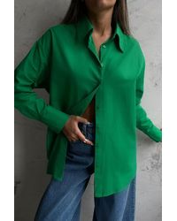 Hiccup - Back Cut Out Shirt With A Lace Detail - Lyst