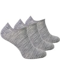 Steve Madden - 3 Pairs Multipack Merino Wool Invisible Socks - Lyst