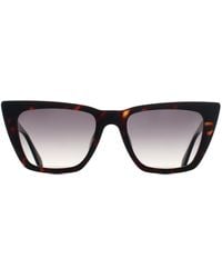 Quay - Cat Eye Dark Tortoise Smoke Transparent Call The Shots - Lyst