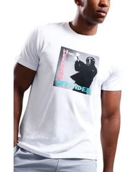 Weekend Offender - T-Shirt London Calling Graphic Comfort Casual Pullover Tee - Lyst