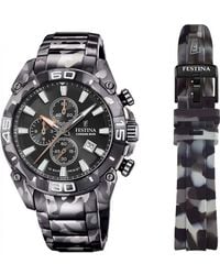 Festina - F20710-1 Chrono Bike Watch And Strap Gift Set - Lyst