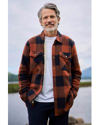 Mountain Warehouse - 'Pinn' Flannel Shirt Borg Lined Warm Cosy Stylish Layer Top Cotton - Lyst
