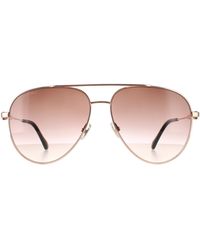 Jimmy Choo - Aviator Copper Gradient Olly/S Metal - Lyst
