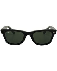 Ray-Ban - Sonnenbrille Wayfarer 2140 901 Grün G-15 Medium 50Mm - Lyst