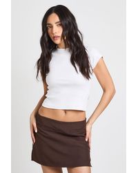 Boohoo - Pocket Detail Align Skort - Lyst