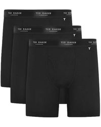 Ted Baker - 3-Pack Cotton Boxer Briefs - Lyst