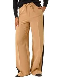 Roman - Side Stripe Wide Leg Trouser - Lyst