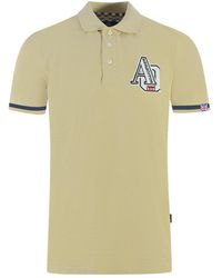 Aquascutum - Aq 1851 Embroidered Tipped Polo Shirt Cotton - Lyst