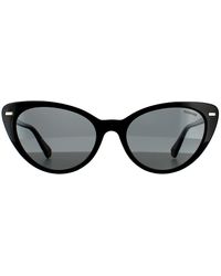 Polaroid - Square Grau Gradient Polarisierte Sonnenbrille - Lyst