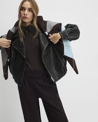 River Island - Wide Leg Trousers Tailored Cotton - Lyst