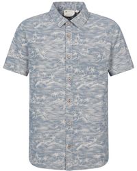 Mountain Warehouse - Overhemd Met Korte Mouwen Voor Tropical Floral (maisblauw) - Lyst