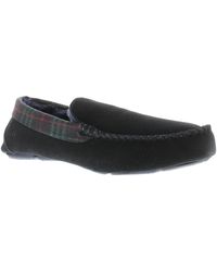 Hush Puppies - Moccasin Slippers Andreas Suede Leather - Lyst
