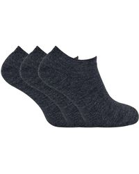 Sock Snob - 3 Pairs Thick Cushioned Low Cut Ankle Thermal Trainer Socks - Lyst