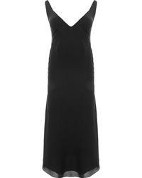 Raey - Bust Cup Deep V-Neck Slip Dress - Lyst