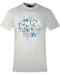Class Roberto Cavalli - Gradien Scales Design Logo T-Shirt Cotton - Lyst