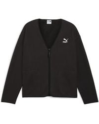 PUMA - Classics Relaxed Cardigan - Lyst