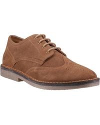 Hush Puppies - Samson Leder Herren Tan Brogues Schuhe - Lyst