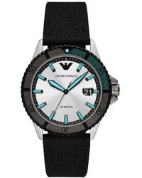 Emporio Armani - Diver Watch Ar11465 Fabric - Lyst