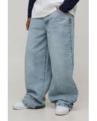 BoohooMAN - Basic Baggy Fit Jeans - Lyst