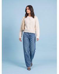 Urban Bliss - Wool Blend Cropped Cardigan - Lyst
