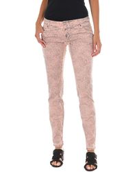 Met - Long Trousers With Narrow Cut Hems 70Dbf0585-R216 - Lyst