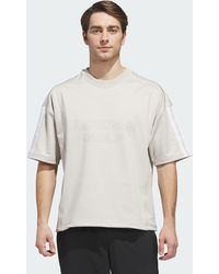 adidas - Beyond Graphic Short Sleeve Crewneck Sweatshirt - Lyst