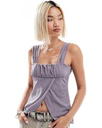 Collusion - Wrap Front 90's Top - Lyst