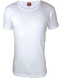 Heat Holders - Cotton Thermal Underwear Short Sleeve T Shirt Vest - Lyst