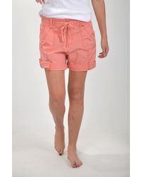 Secret Label - Ribbed Waistband Cotton Utility Shorts - Lyst
