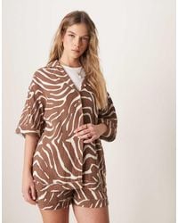 ASOS - Cheesecloth Shirt Co-Ord - Lyst