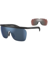 Giorgio Armani - Black Acetate Sunglasses - Lyst