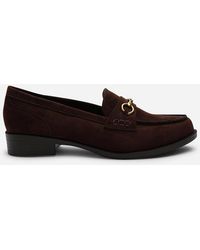 Where's That From - Maelynn Round Toe Single Metal Bar Loafers - Lyst