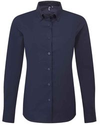 PREMIER - Ladies Supreme Oxford Long-Sleeved Formal Shirt - Lyst