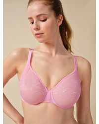 Gossard - Glossies Lace Sheer Moulded Bra - Lyst