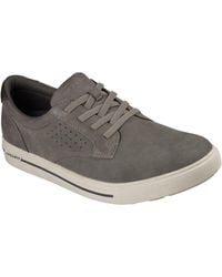 Skechers - Arch Fit Solano 2.0 Rey Leather Lace-Up Shoes - Lyst