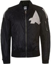 G-Star - G Star Afrojack Bomber Jacket Gevoerd Jasje Top Lichtgewicht Ritssluiting - Lyst