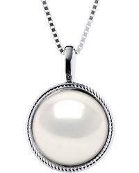 Diadema - Aura Necklace Freshwater Pearl 9-10 Mm 925 - Lyst