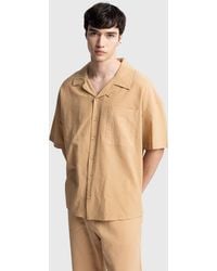 Giesto - Textured Short Sleeve Shirt - Lyst