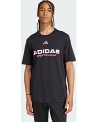 adidas - House Of Tiro Linear Graphic T-Shirt - Lyst