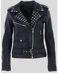 Ashwood Leather - 'Strega' Real Goth Style Fashion Biker Jacket With Studs - Lyst