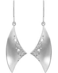 Orphelia - 'ella' Dames 925 Sterling Zilveren Dangle Oorbellen - Lyst