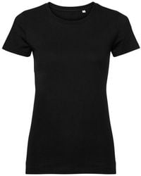 Russell - Ladies Organic Short-Sleeved T-Shirt Cotton - Lyst