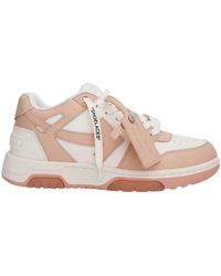 Off-White c/o Virgil Abloh - Off- Out Of Office Low Top Powder Leather Sneakers - Lyst
