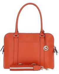 Ashwood Leather - 'Cuore Di Cuoio' 3 Section Large Handbag - Lyst