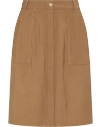 Dreimaster - Casual Rok Dames Olijf - Lyst